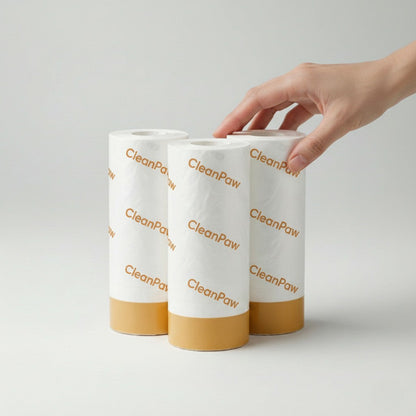 CleanPaw+ Litter Bags, 3 Rolls 60 Pcs