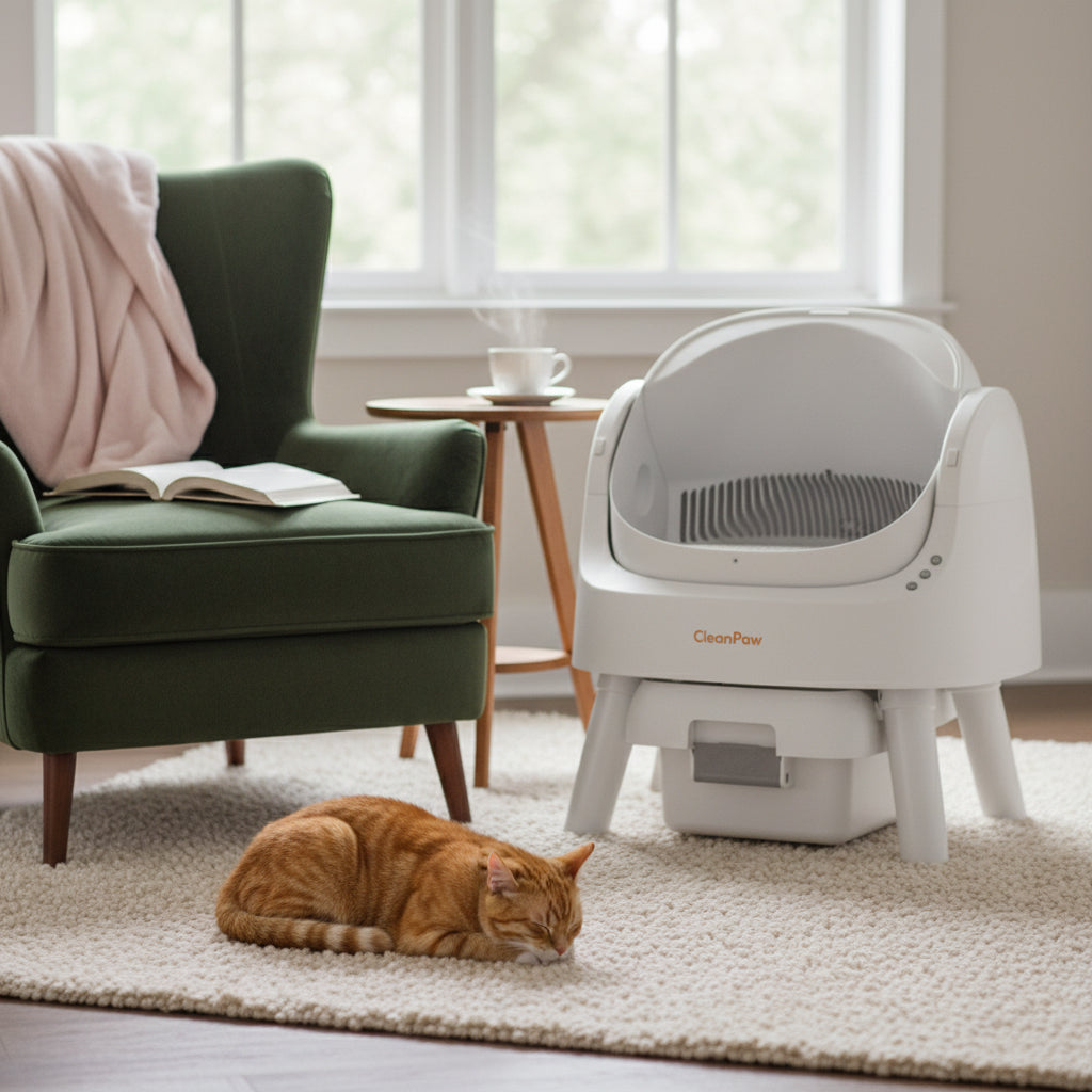 CleanPaw+ Cat Litter Box
